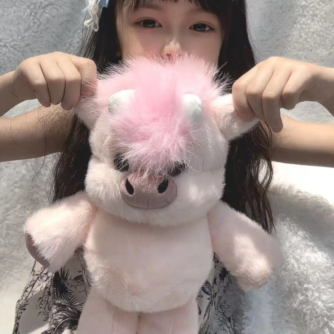 Extra Soft Cute Pig Plush Pillow - 17.7 Inch Comfort Stuffed Animal