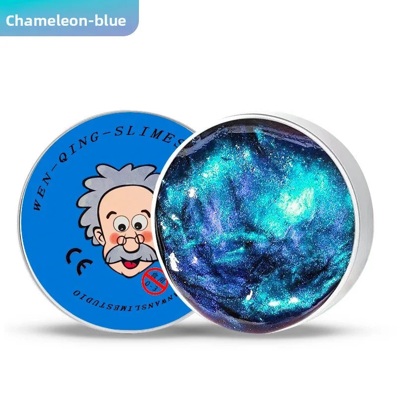Clear Crystal Liquid Glass Thinking Putty – Stress Relief Fidget Toy