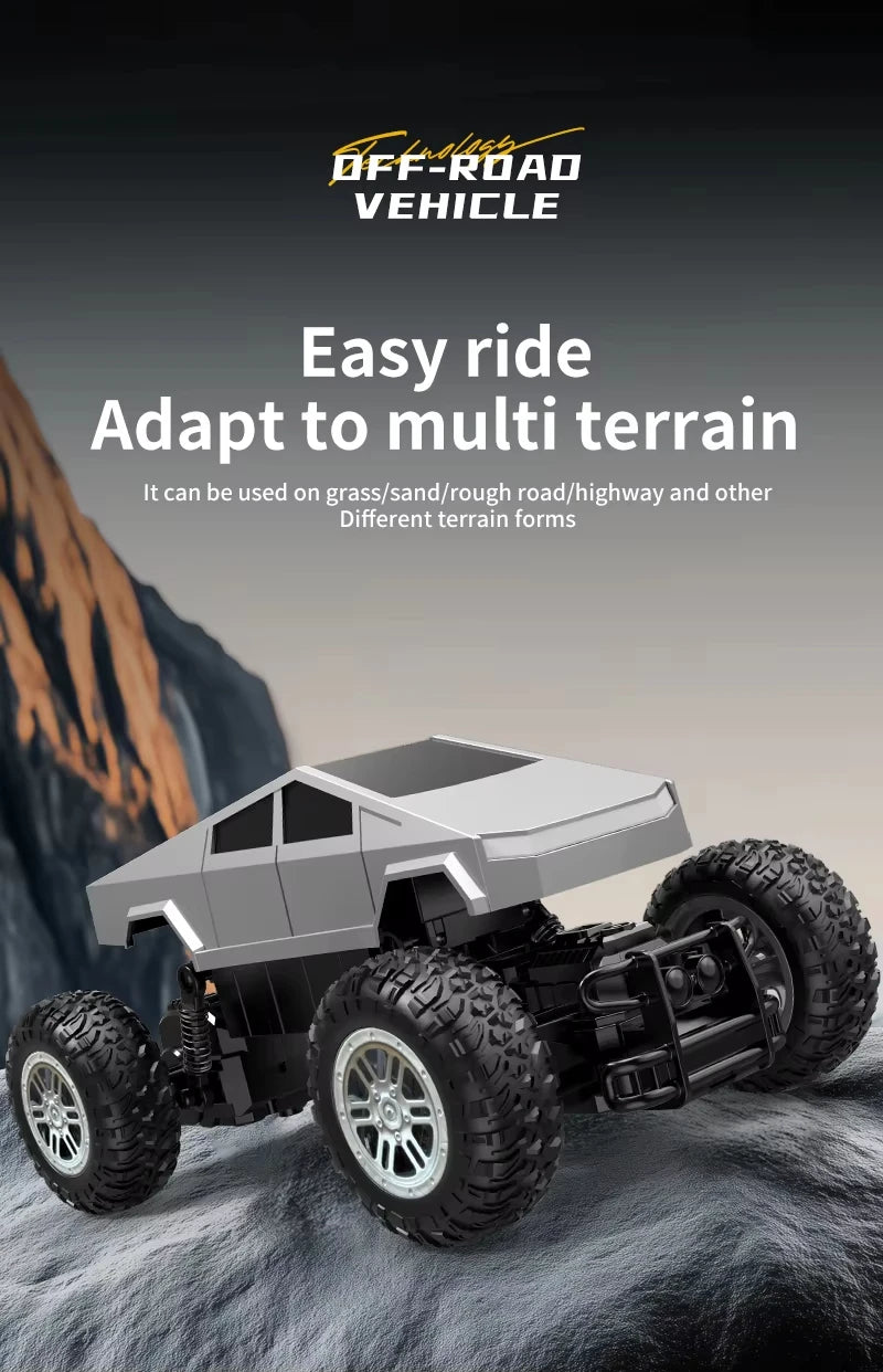 Amphibious 4WD RC Monster Truck – Waterproof Off-Road Remote Control Car