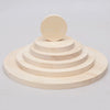 Round Solid Wood Sheets for DIY Crafts and Home Decor