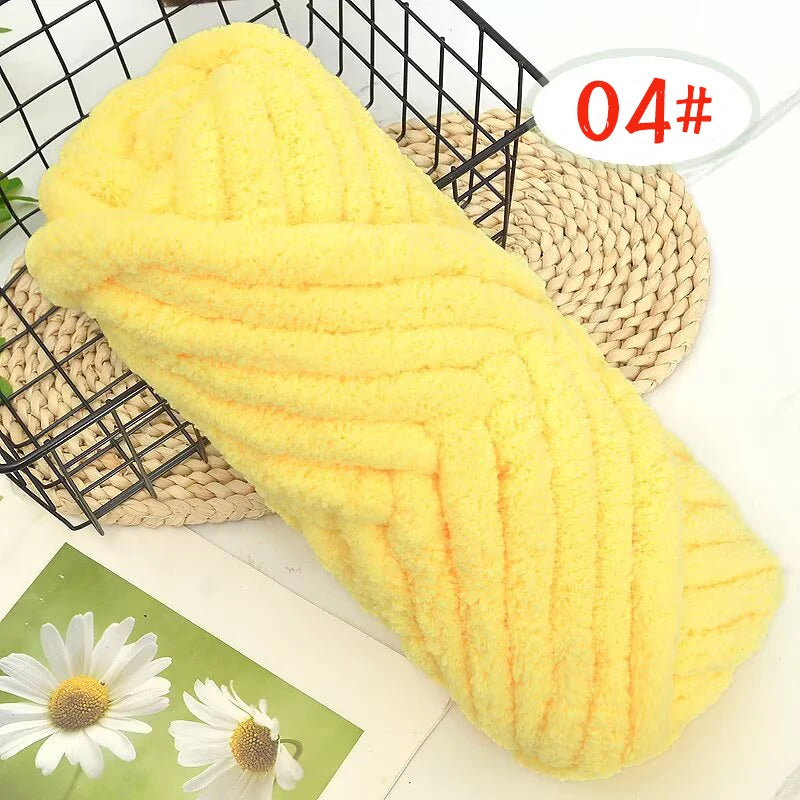 Extra Thick Chenille Yarn for Hand Knitting