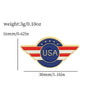 American Flag Cross Enamel Brooch Pin