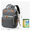 Large Waterproof Diaper Bag Backpack with Insulated Bottle Pocket