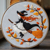 Fall Harvest Pumpkin Embroidery Kit for Adults