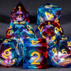 Liquid Core Dice Set for Dungeons & Dragons | Sharp Edge Resin RPG Dice