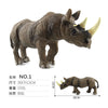 Realistic Wild Animal Figures - Leopard, Tiger, Lion, Elephant, Zebra Set