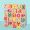 Wooden Alphabet & Number Peg Puzzles for Toddlers