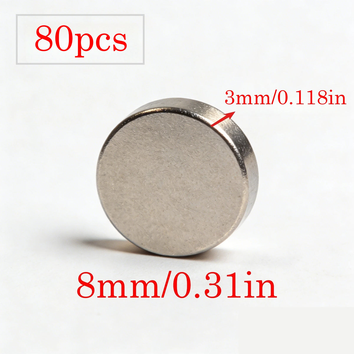 Round Magnetic Discs for Crafts, Office, and Home Organization