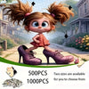 Adult Jigsaw Puzzle - 500 or 1000 Pieces, Stress Relief & Family Fun