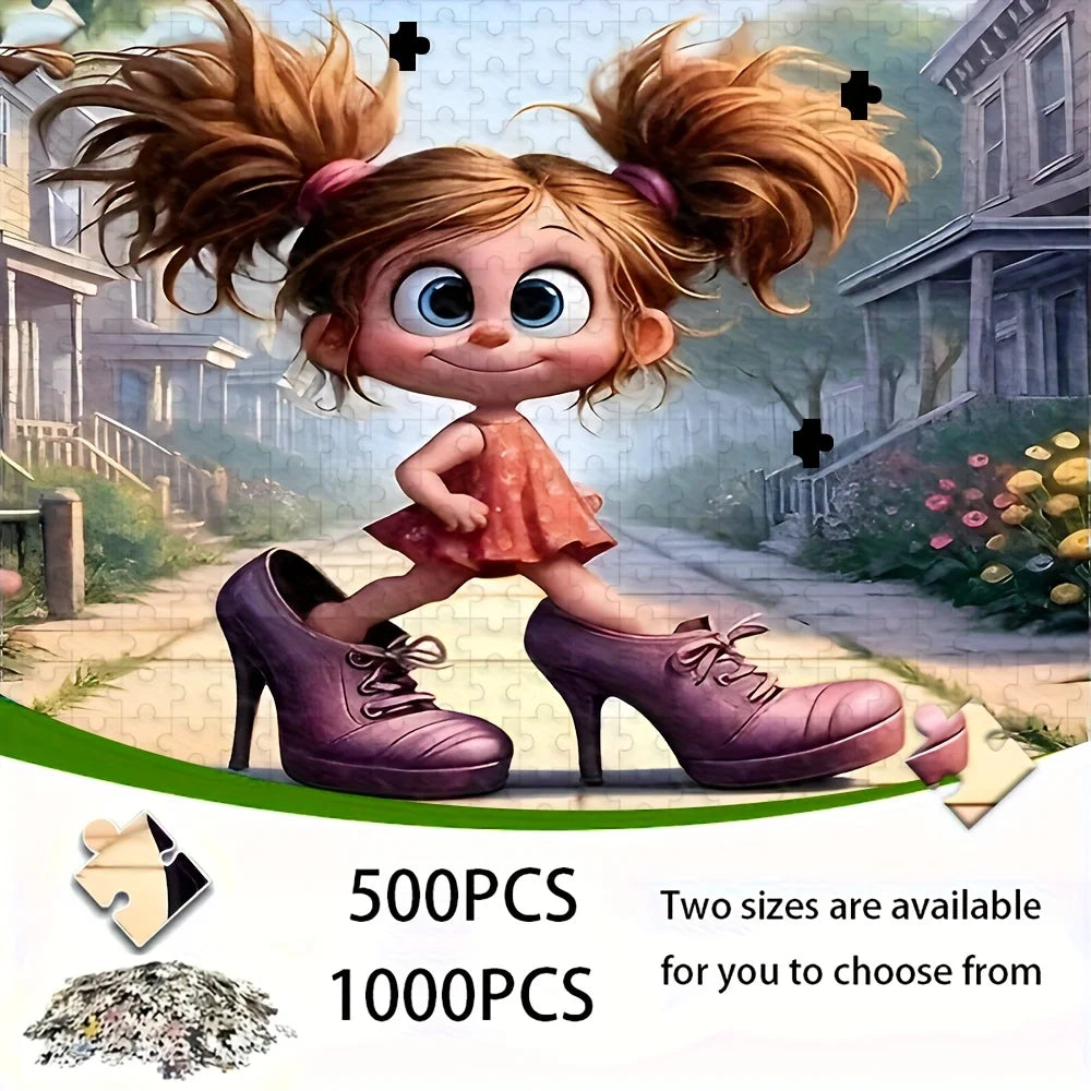 Adult Jigsaw Puzzle - 500 or 1000 Pieces, Stress Relief & Family Fun