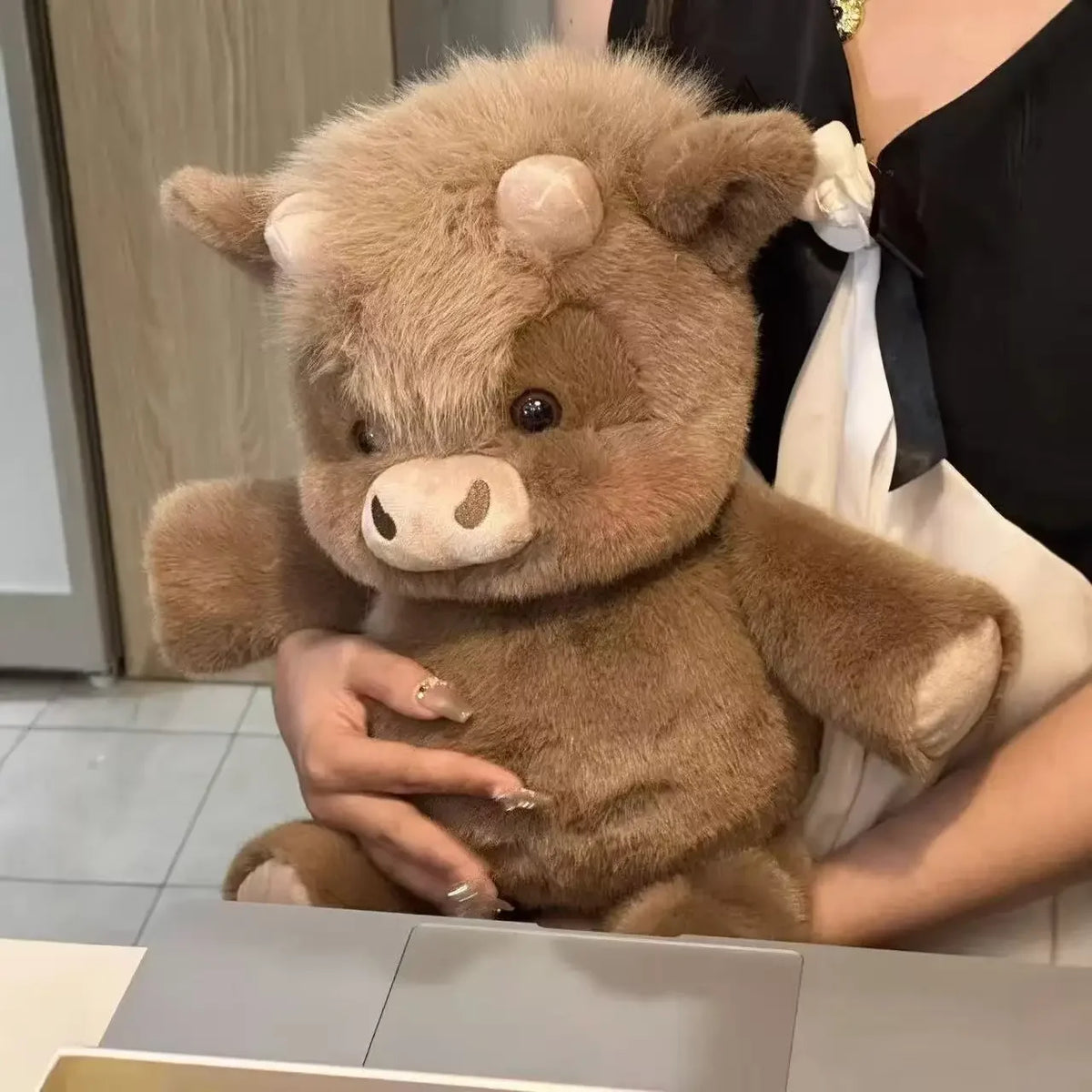 Extra Soft Cute Pig Plush Pillow - 17.7 Inch Comfort Stuffed Animal