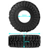 1.3" Mud Terrain Tires for RC Crawler (4-Pack)