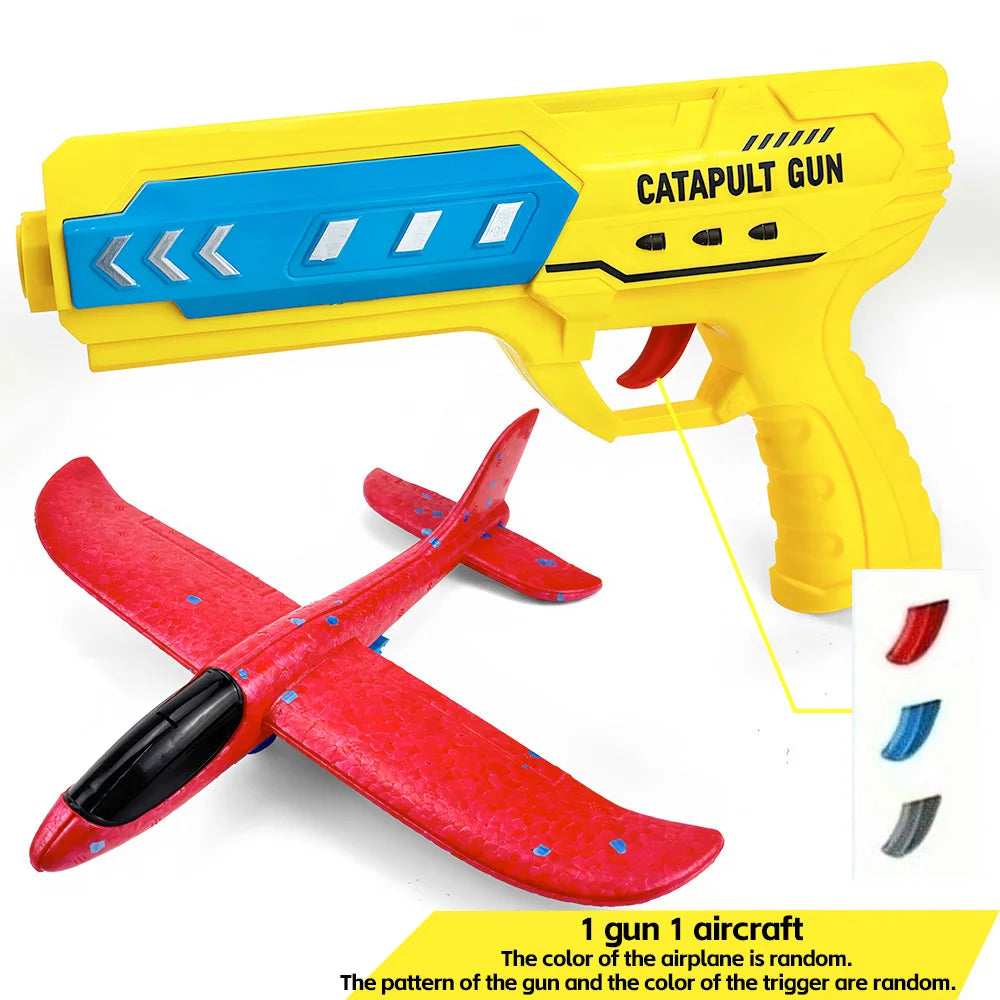 Kids' Foam Catapult Glider Planes – Outdoor Flying Toy Set