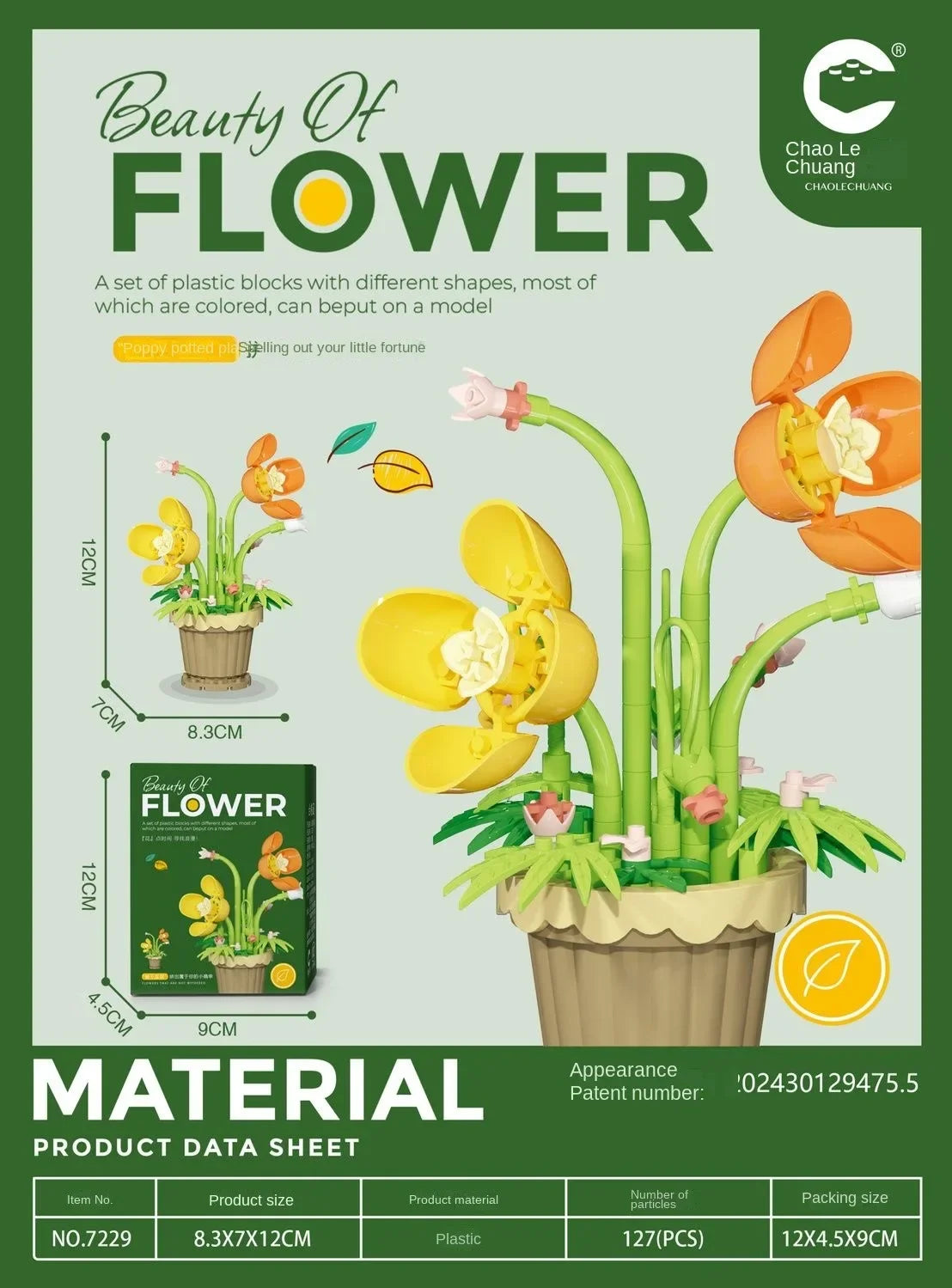 DIY Mini Flower Building Block Kit – Everlasting Desktop Decor