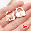 Colorful Enamel Handbag Charms for Jewelry Making