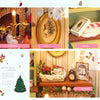 DIY Miniature Wooden Dollhouse Kit with LED Lighting