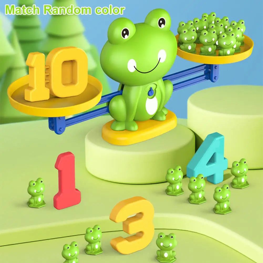Frog Balance Math Learning Toy for Kids