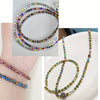 A collection of vibrant round beads in various colors and shades displayed on a white background.