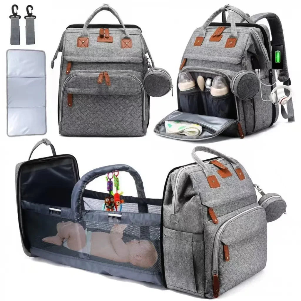 Multifunctional Diaper Backpack for Babies & Toddlers