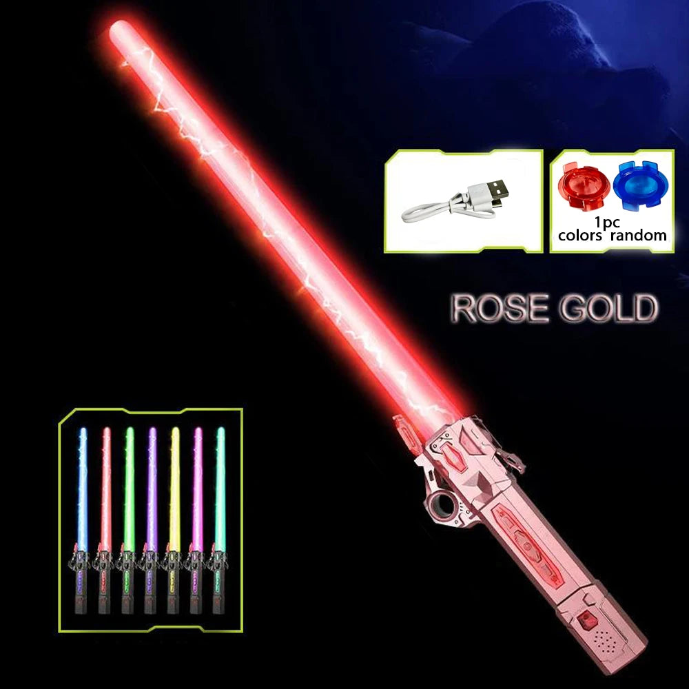 Glowing Telescopic Music Sword Toy for Kids