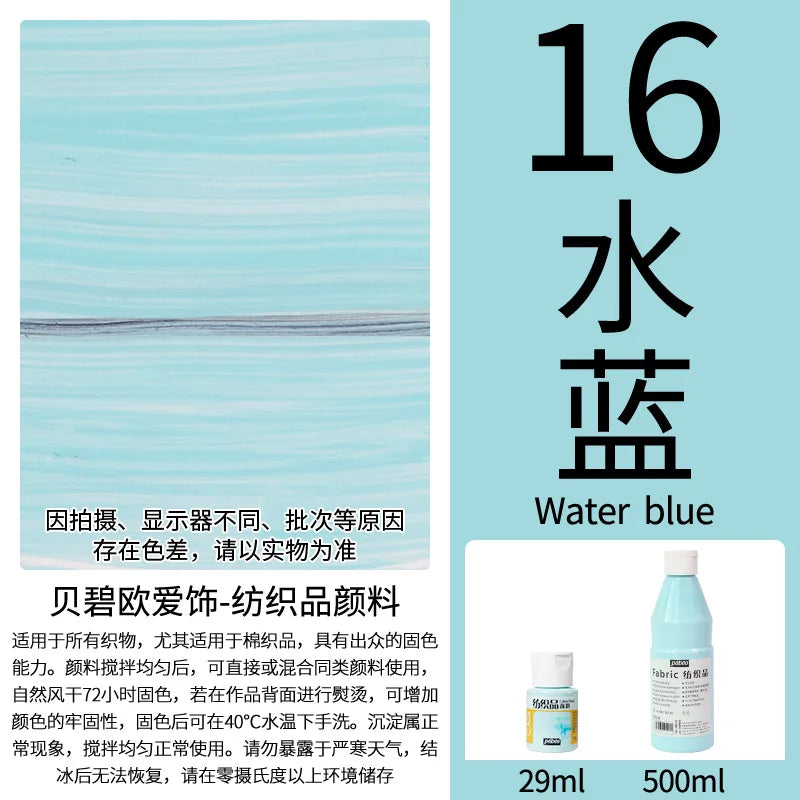 Permanent Fabric Paint for Clothes, T-Shirts & Canvas