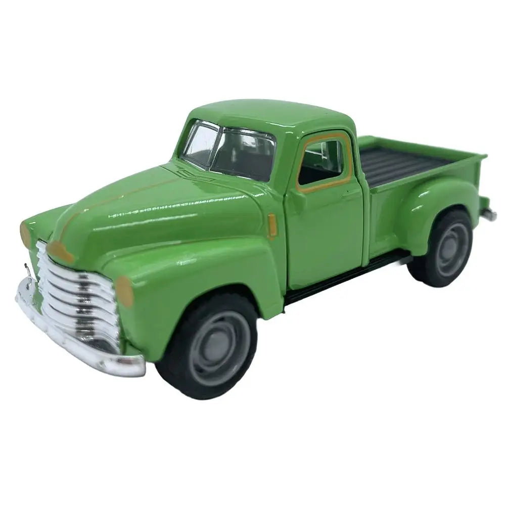 Vintage Red Die-Cast Metal Truck – Pull-Back Miniature Collectible
