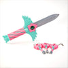 Squid Game Style Dagger Necklace Set (4-Pack)