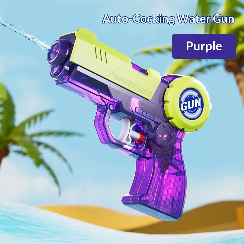 Jump Chamber Press Water Gun for Kids