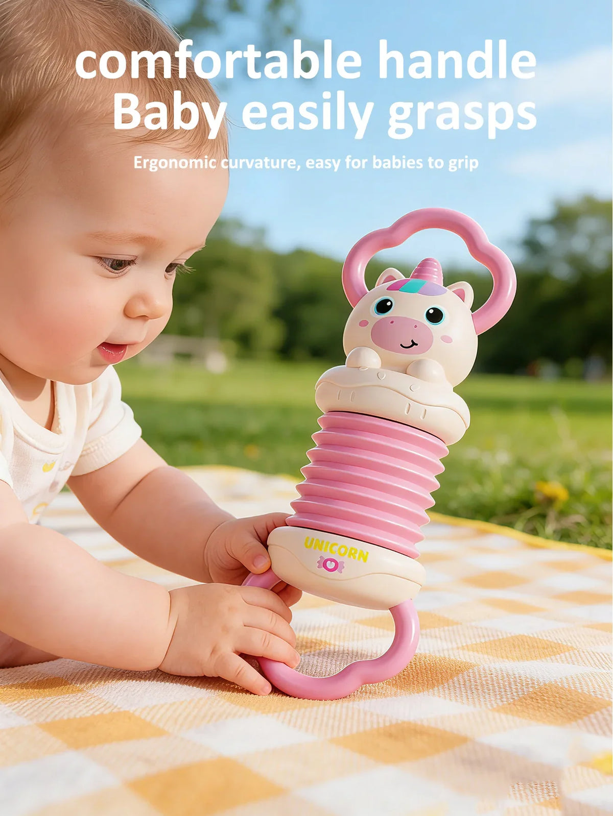 Unicorn Accordion Toy for Toddlers – Musical Sensory Development