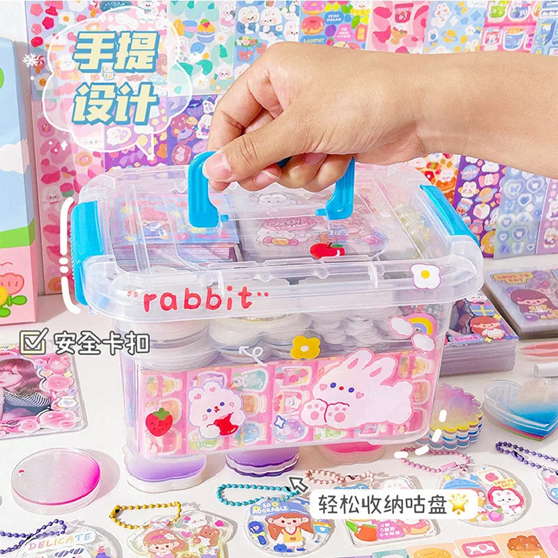 Cute DIY Goo Card Sticker Set for Kids