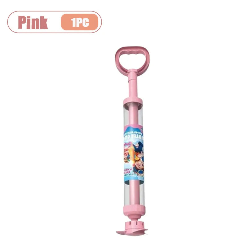 Pink rotating firework water blaster toy for kids