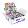A box containing a collection of My Little Pony friendship cards and themed pouches.