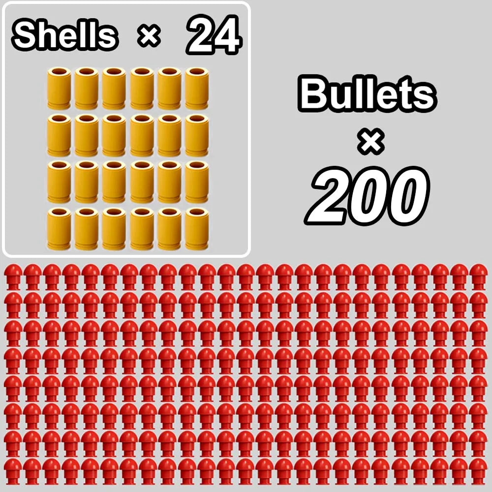 Reusable Toy Gun Shells and Bullets for M1911, SIG17 & USP Models