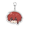 Acrylic keychain set featuring characters Isagi, Bachira, and Kunigami from Blue Lock
