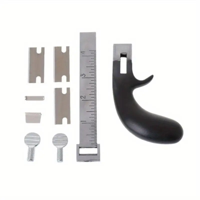 Adjustable Leather Strap Cutter with Two Blades