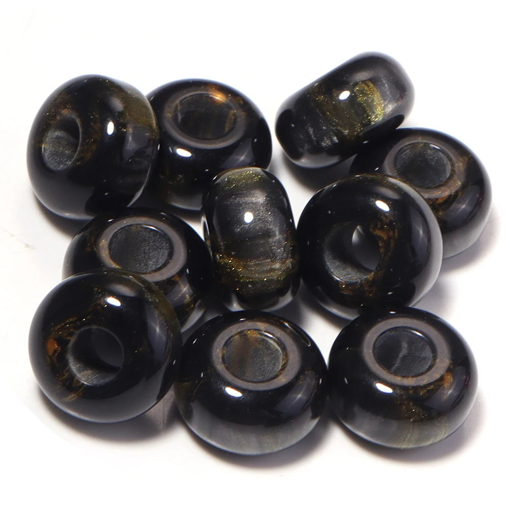 Colorful Resin Spacer Beads for Jewelry Making