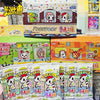 A box of Tokidoki Unicorn Adventure Journey Series Vol.1 collectible cards featuring colorful unicorn characters.