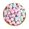 Pink Silicone Round Beads for DIY Jewelry Making