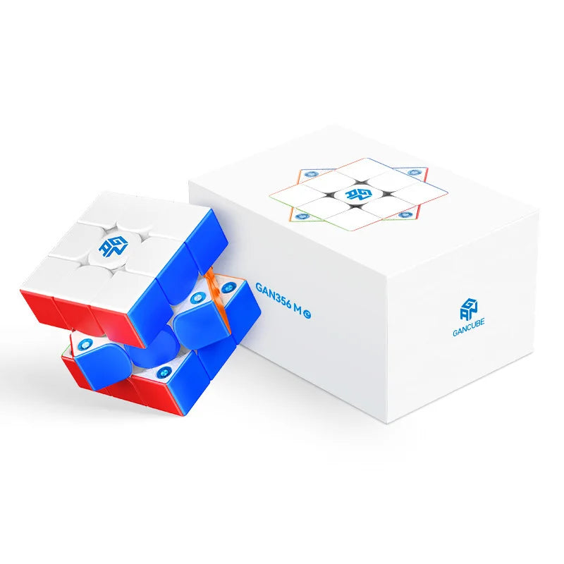 GAN 356 ME Magnetic Speed Cube – Stickerless 3x3 Puzzle