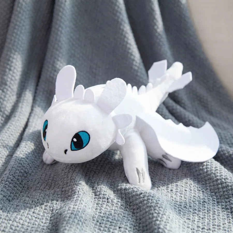White Dragon Plush Toy – Soft Huggable Anime Body Pillow