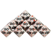 Opaque White Polyhedral Dice Set with Blood Effect for Tabletop RPGs