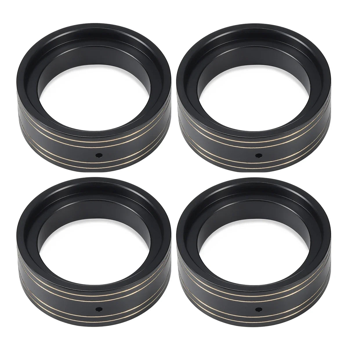 Brass Wheel Weights with Beadlock Rings for 1/18 RC Crawlers