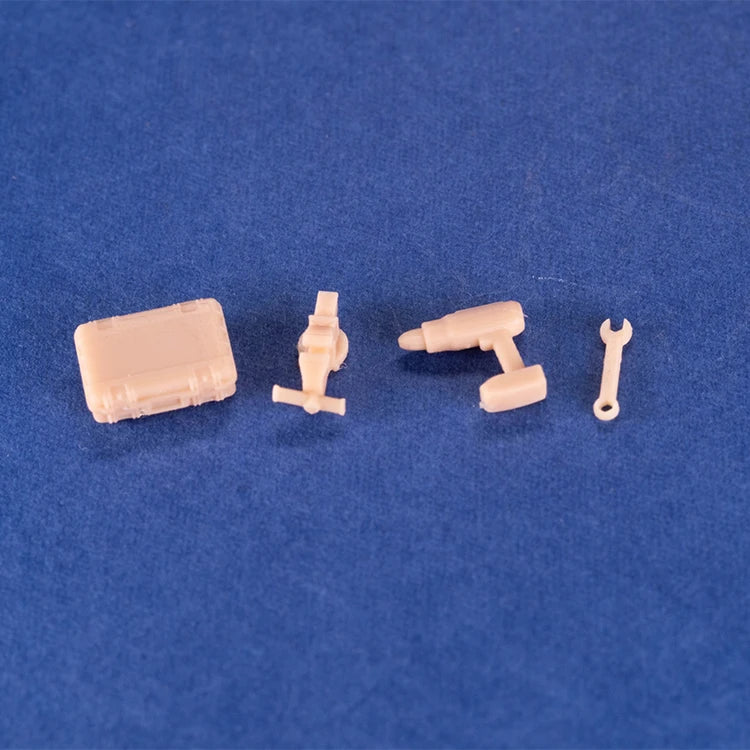 1/64 Scale Resin Tool Cabinet Set for Diorama Scenes