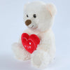 Heart-Shaped Teddy Bear Plush with Fairy Wings – 25cm