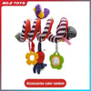 Soft Plush Hanging Baby Toy with Rattles and Teethers