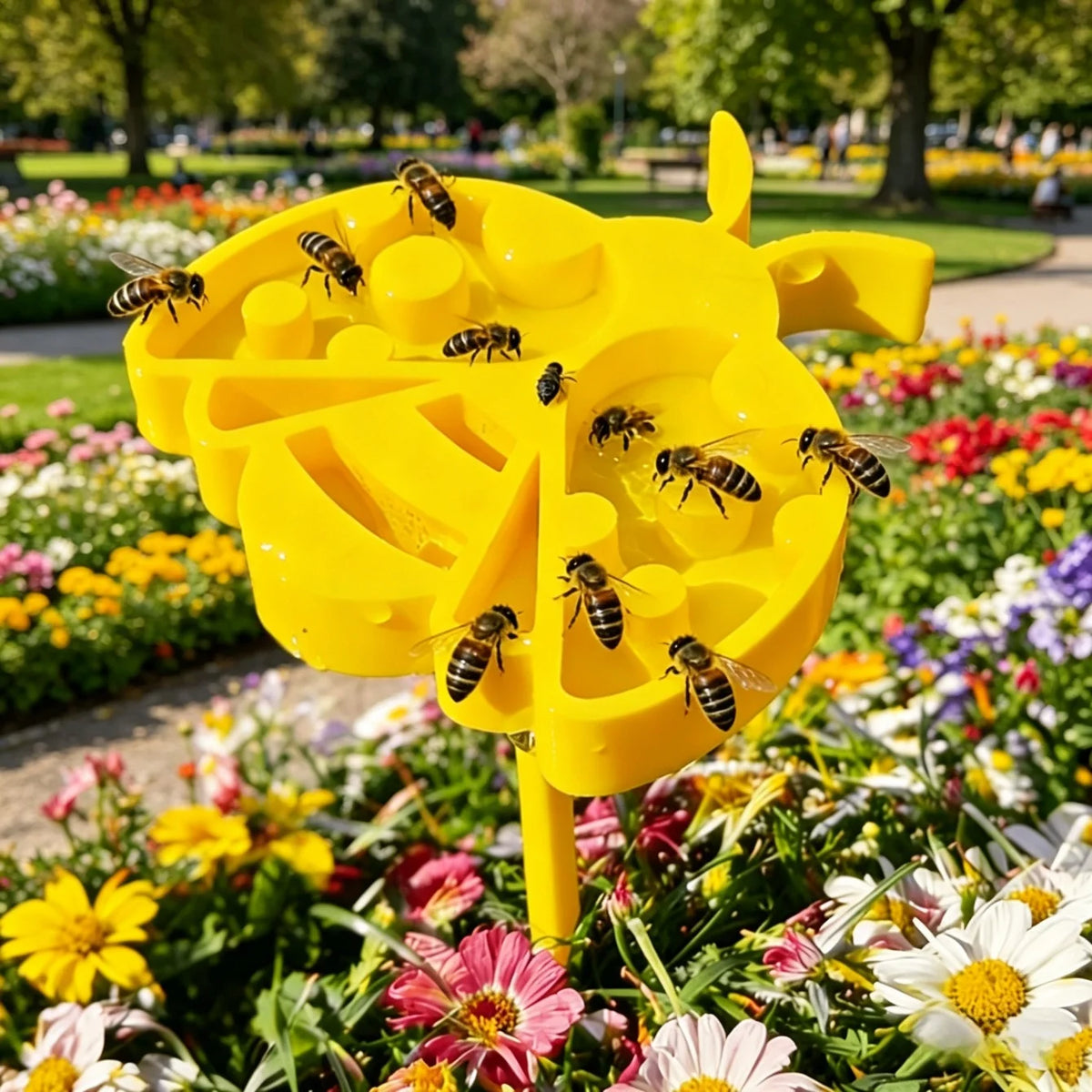 Cute Bee-Shaped Garden Water Feeder