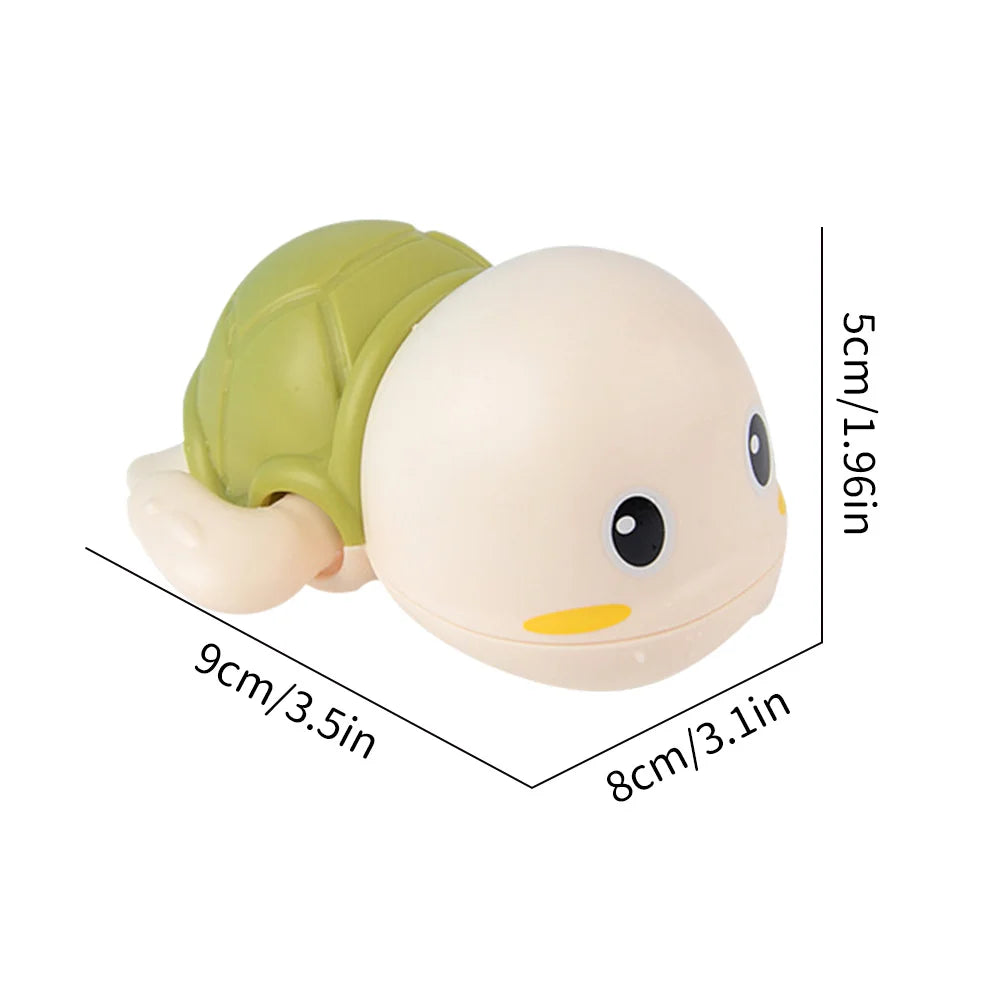 Wind-Up Swimming Turtle Bath Toys (Set of 3)