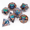 Eye Dice Set – 7-Piece Resin Polyhedral Dice for Horror RPG Games