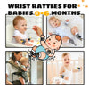 Baby Wrist Rattles and Foot Finder Socks Set