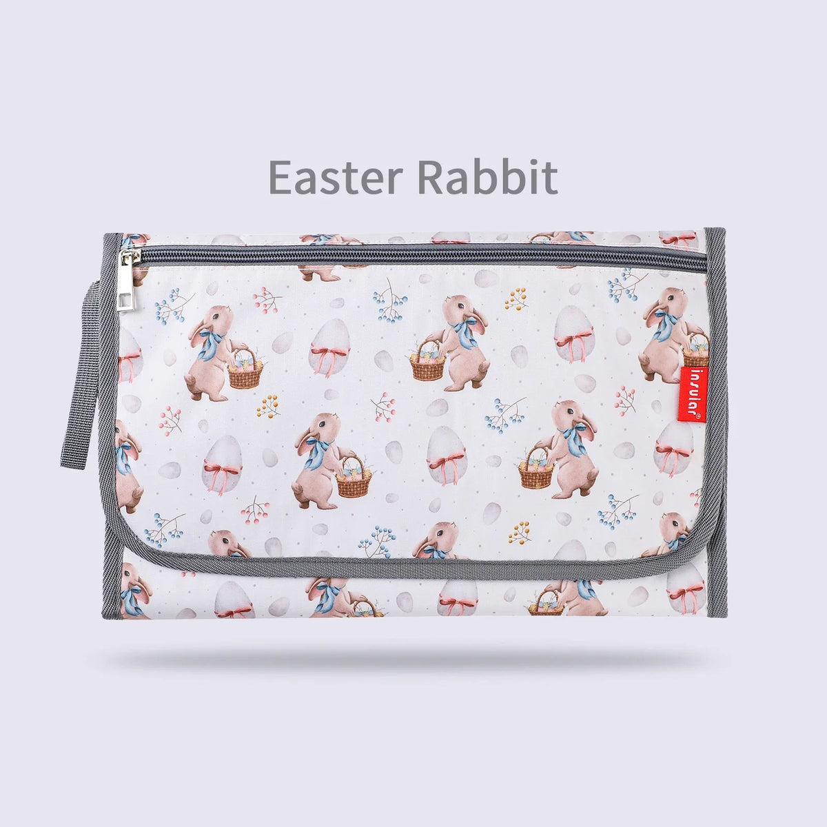 Foldable Waterproof Baby Changing Pad with Storage